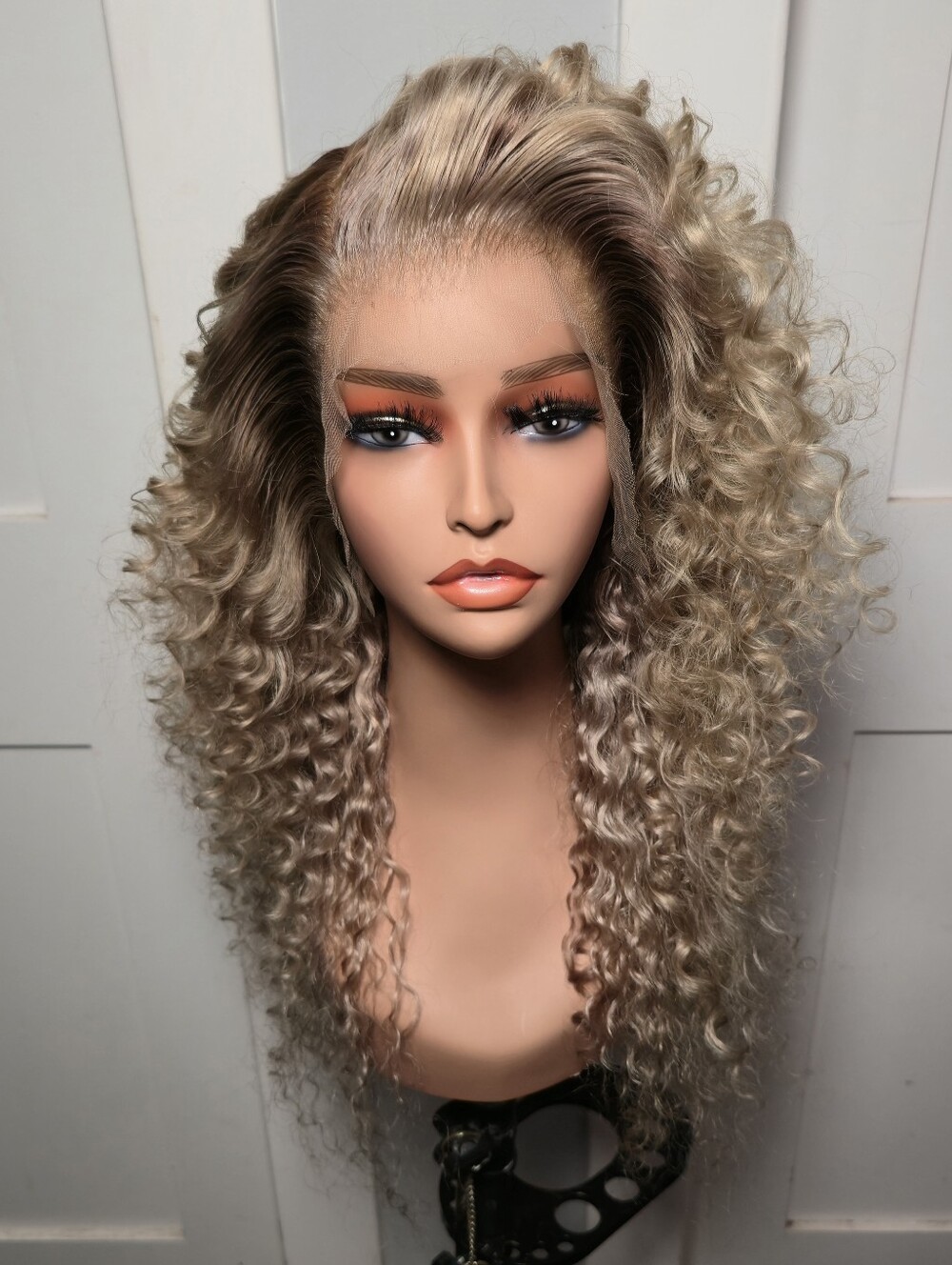 100% Human Hair Beyonce Blonde Curly 13x6 HD Wig
